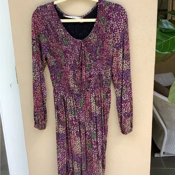 Chelsea & Violet Dresses | Chelsea and Violet Smocked Dress | Color: Gold/Purple | Size: S | Pacrooksgm's Closet